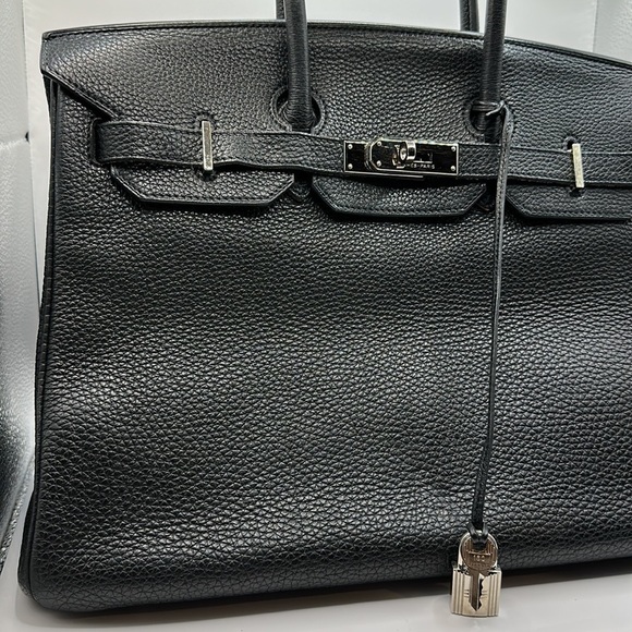 Hermès Birkin 40 Noir Togo Palladium Hardware - Picture 7 of 17